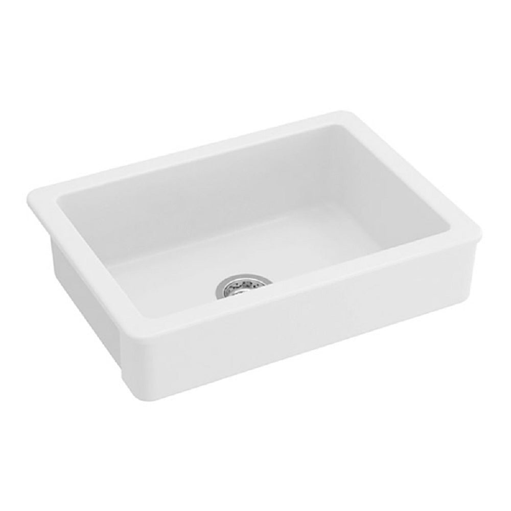 24&L x 19& W Farmhouse/Apron Front White Kitchen Sink