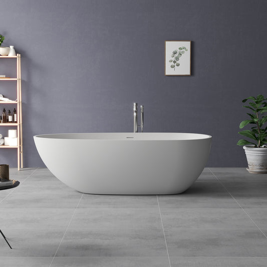 Solid Surface Freestanding Bathtub