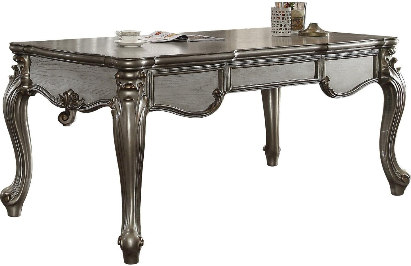 Versailles Desk in Antique Platinum 92820