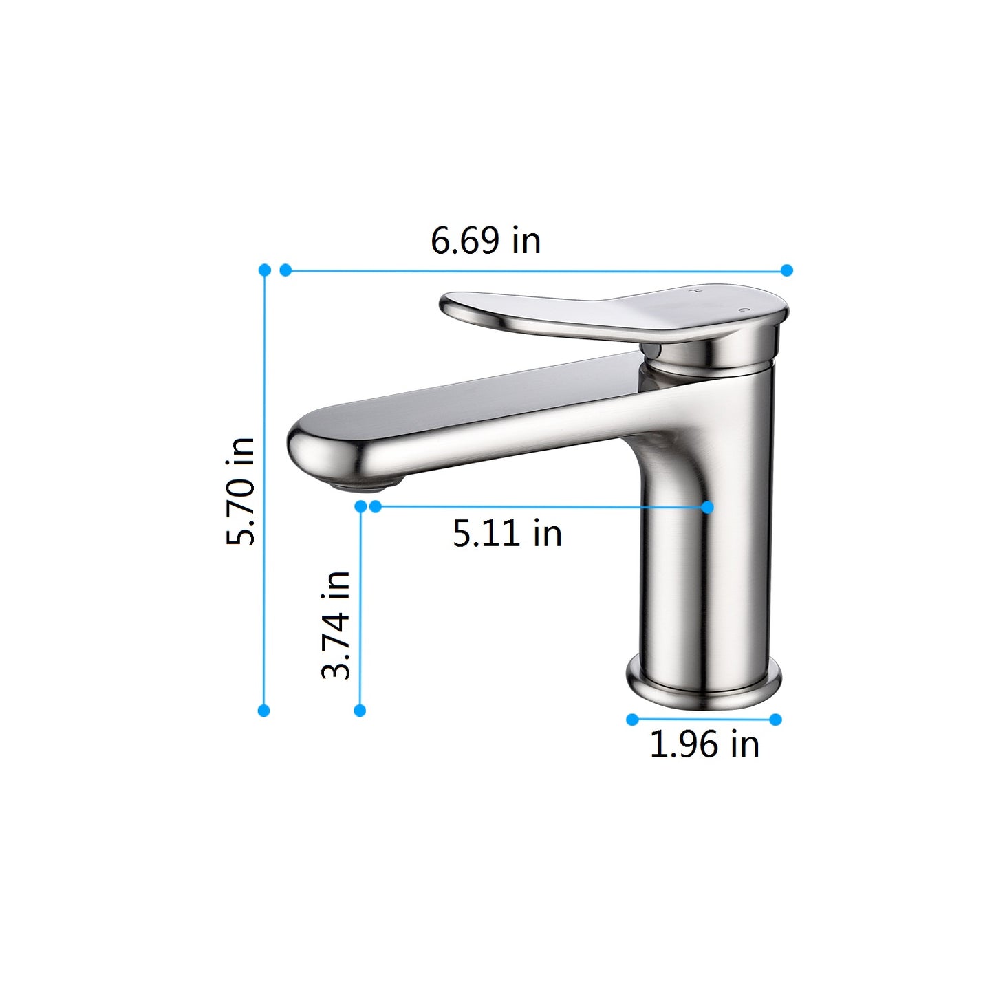 Single Handle Sink Vanity Bathroom Faucet