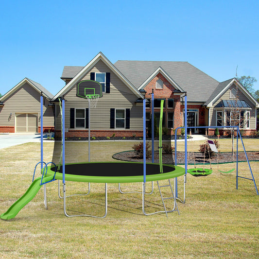 12FT TRAMPOLINE WITH SWING