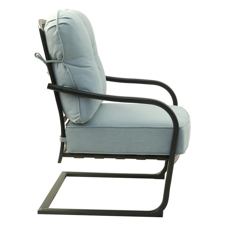 Aluminum C Spring Chair, Set of 2