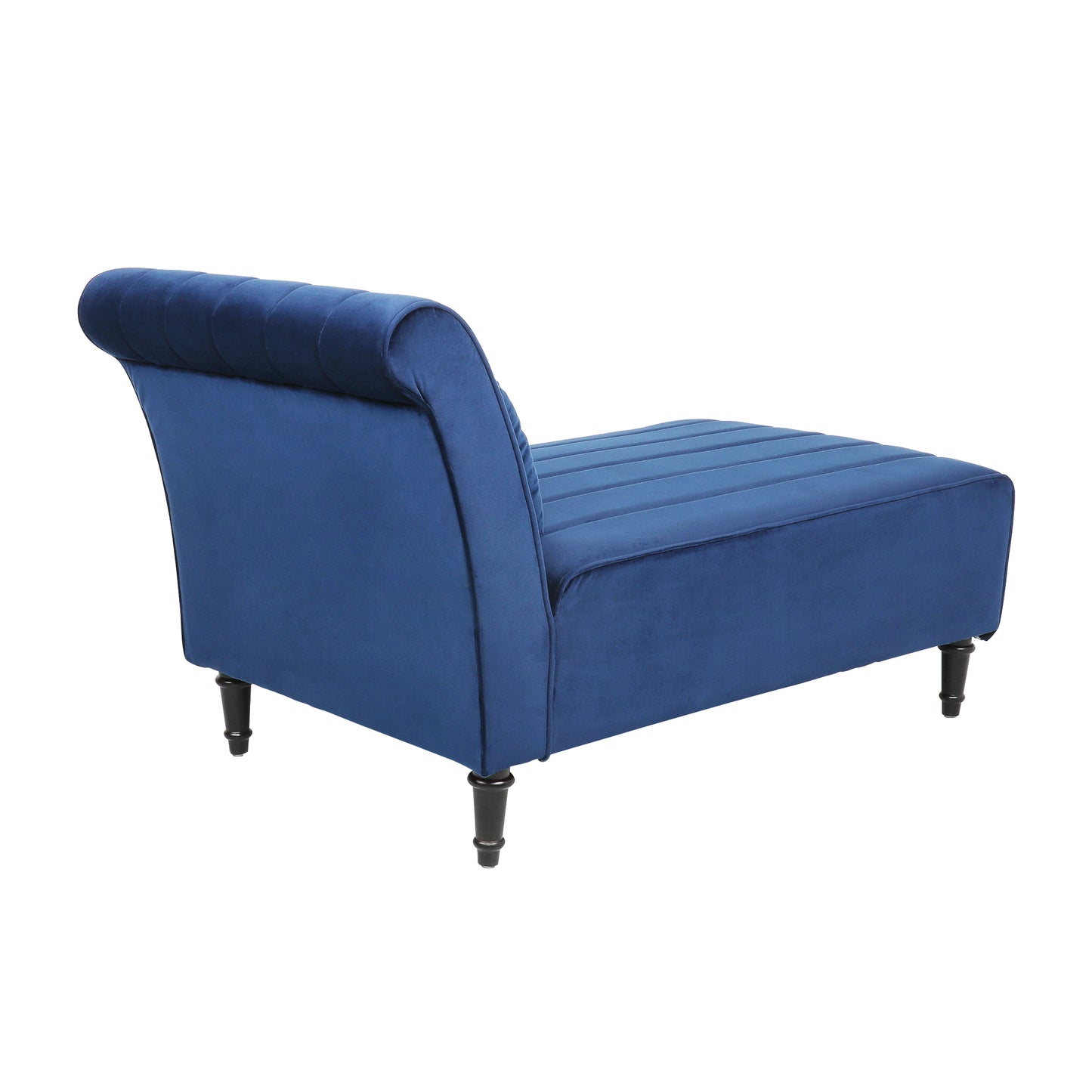 Chairone Armless Velvet Fabric Chaise Lounge