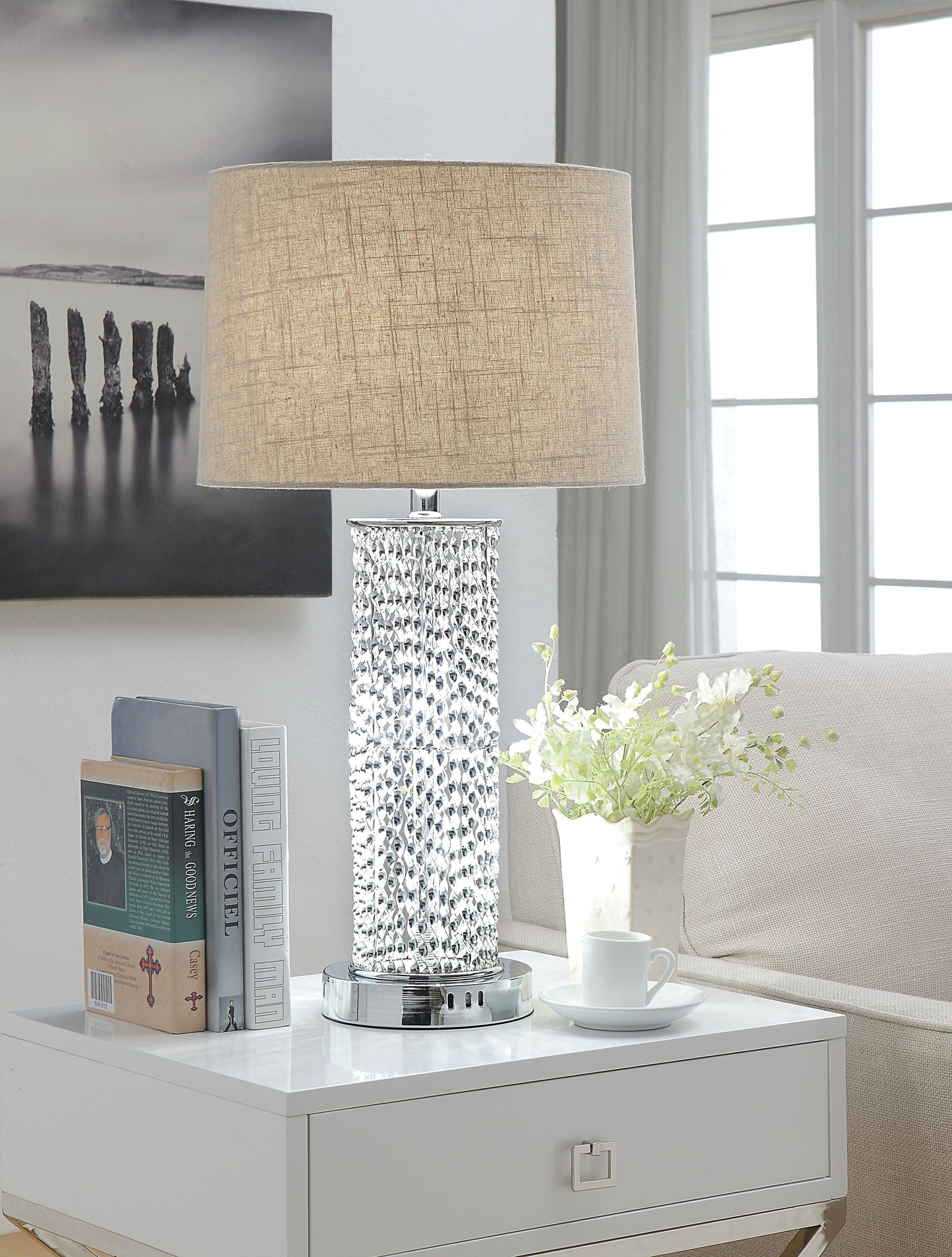 Britt Table Lamp in Chrome 40121