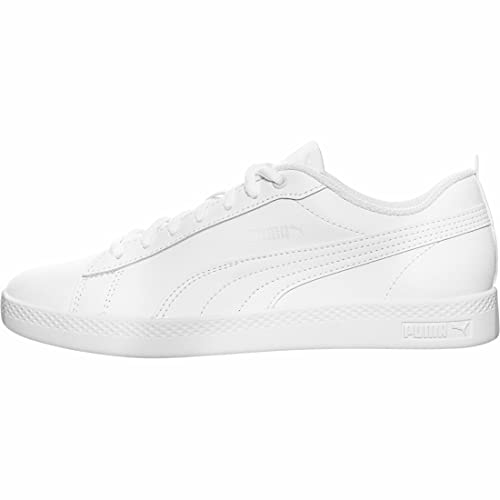 PUMA Women's Puma Smash Wns v2 L Trainers, Puma White Puma White, 5 UK