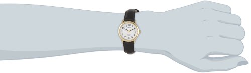 Timex Easy Reader Women's 25mm Leather Strap Watch T20433