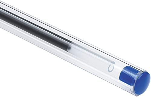 Bic Cristal Original Ballpoint Pens, Smudge-free with Medium Point (1.0 mm), Black, Ideal for Office and School, Pack of 10