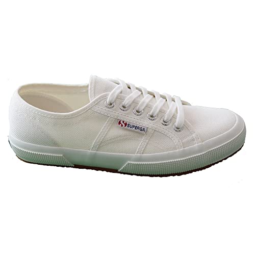 Superga Unisex Adults’ 2750 Cotu Classic Trainers Low-Top, White, 5.5 UK (39 EU)White, UK 5.5