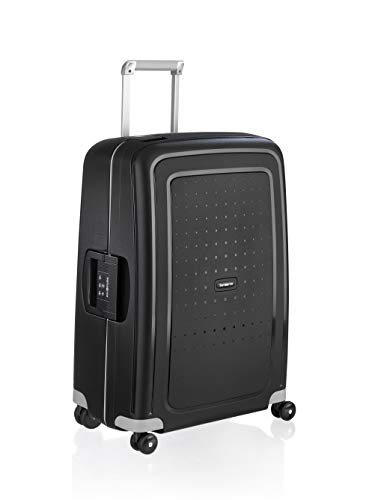 Samsonite S'Cure - Spinner M Suitcase, 69 cm, 79 L, Black (Black)