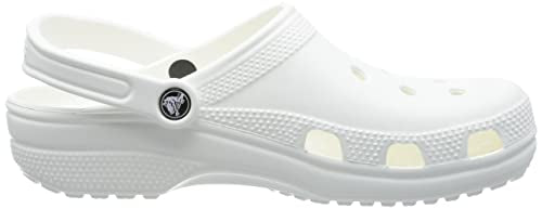 Crocs Unisex Classic Clogs (Best Sellers) Clogs, White, 5 UK Men/ 6 UK Women