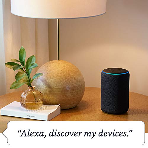 Echo Plus (2nd Gen) – Premium sound with a built-in smart home hub - Charcoal fabric