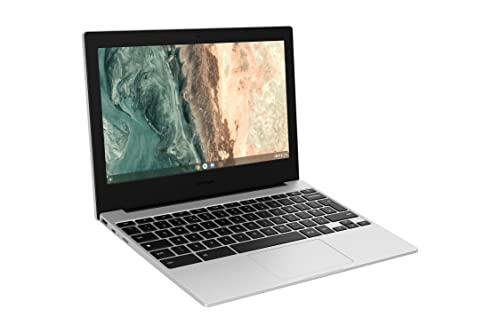 Samsung Galaxy Chromebook Go, Chrome OS, Intel Celeron, 11.6” Full HD LED Screen, 4GB RAM, 64GB Storage, USB-C, Silver