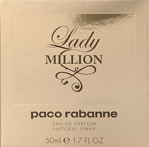 Paco Rabanne Lady Million Eau de Parfum Spray for Women, 50 ml