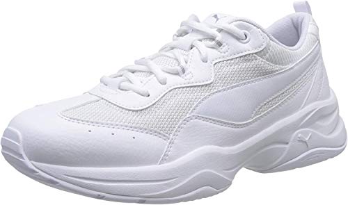 PUMA Women's Cilia Trainers , White , 6 UK