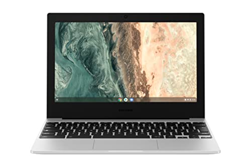 Samsung Galaxy Chromebook Go, Chrome OS, Intel Celeron, 11.6” Full HD LED Screen, 4GB RAM, 64GB Storage, USB-C, Silver