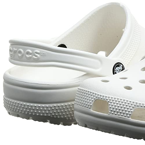 Crocs Unisex Classic Clogs (Best Sellers) Clogs, White, 5 UK Men/ 6 UK Women