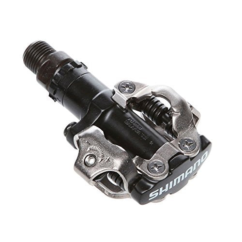 SHIMANO PDM520 Clipless SPD Bicycle Cycling Pedals BLACK With Cleats & SM-SH51 Mountain Bike SPD Pedal Cleats Set