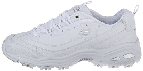 Skechers D'LITES - FRESH START, Women's Low-Top Sneakers, White Silver, 4 UK (37 EU)