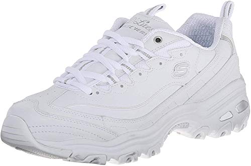 Skechers D'LITES - FRESH START, Women's Low-Top Sneakers, White Silver, 4 UK (37 EU)