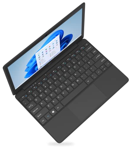 iOTA IO082 Flo 11.6-Inch Laptop (Intel Celeron, 4GB RAM, 64GB eMMC, Windows 11) Includes 1 Year Microsoft Office 365 Subscription [Amazon Exclusive],Black