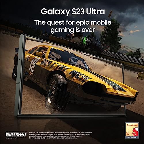 Samsung Galaxy S23 Ultra 5G Dual SIM Android Mobile Phone, 512GB, SIM Free Smartphone, Cream 3Y Extended Manufacturer Warranty