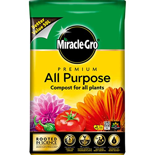 Miracle-Gro Premium All Purpose Compost, 50L