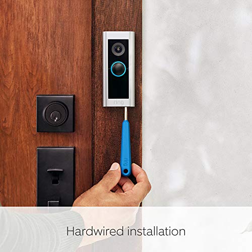 Ring Video Doorbell Pro 2 by Amazon | Doorbell camera, HD+ Video, Head to Toe Video, 3D Motion Detection, Wifi, hardwired (existing doorbell wiring required) | 30-day free trial of Ring Protect