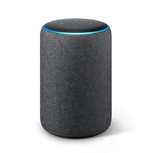 Echo Plus (2nd Gen) – Premium sound with a built-in smart home hub - Charcoal fabric