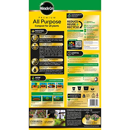 Miracle-Gro Premium All Purpose Compost, 50L